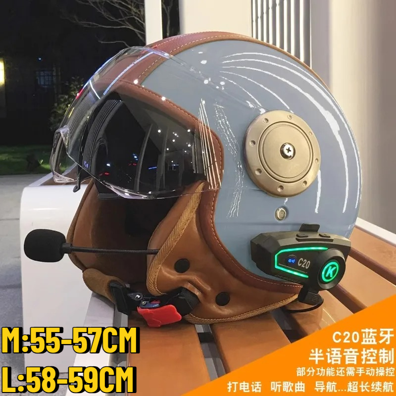 Electric Motorcycle Double Mir - Full Face Motorcycle Helmet With Bluetooth review and price